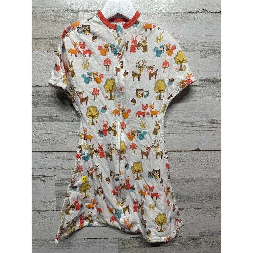 Sleeping Baby Sleep Sack Kids Small 4-8m White Woodland Animals EUC